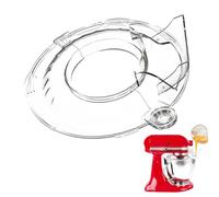 Protección contra salpicaduras de repuesto para batidora Kitchen Aid 4.5-5 QT, protección transparente para accesorios Kitchen Aid, con vertedor, fundidor protector, perfecto como tapa para cuencos de