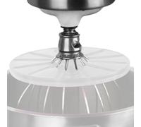 Protección contra salpicaduras para batidora de pie para accesorios de 6 cables, ABS, 14,5 x 14,5 cm, para evitar el desorden y la cocina al hornear y preparar