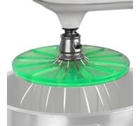 Protección contra salpicaduras para batidora de pie para accesorios de 6 cables, ABS, 14,5 x 14,5 cm, para evitar el desorden y la cocina al hornear y preparar