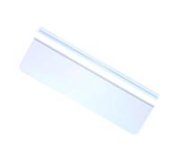 Protección contra salpicaduras para - Evita salpicaduras para la cubierta del asiento del inodoro, estética minimalista y fina, instalación sin herramientas con junta universal, sintético