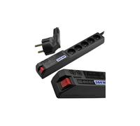 Protección contra sobretensiones cable de extensión 5 enchufes