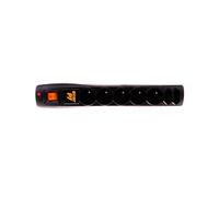 Protección contra sobretensiones cable de extensión 7 enchufes