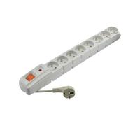 Regleta Acar S8 8 Tomas con Protección contra Sobretensiones 5 m Gris