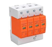 Protección contra Sobretensiones De 4 Polos: Dispositivo Supresor De Sobretensiones, con Corriente Máxima De Descarga De 60 Ka, Dispositivo Pararrayos De Bajo Voltaje para Riel DIN