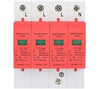 Protección Contra Sobretensiones De La Casa 4P 65Ka, Descargador De Sobretensiones De Descarga De Sobretensión De La Casa, Trifásico De Cuatro Hilos, Protege El Sistema Eléctrico