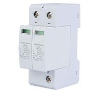 Protección contra sobretensiones de la casa, protector de rayos fotovoltaicos 2P 20 / 40KA DC Pararrayos de bajo voltaje Protección de alta precisión(2P40KA)