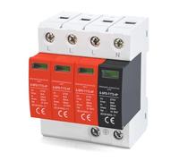 Protección contra Sobretensiones, Limitador de Sobretensión Tipo 1+2 (B+C),4 Polos, con Corriente Máxima de Descarga de 50 Ka, Protección contra Sobretensiones para Instalaciones Fotovoltaicas