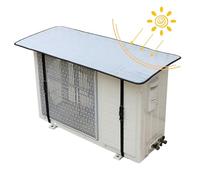 Protección De Aire Acondicionado De Unidad Exterior - Resistente A Lágrima, Superficie Reflectante | Sistemas De Clima De De Aluminio Resistente A Intemperie, Use Con Un Ens