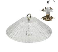 Protección de ardilla Baffle | Cúpula protectora grande y transparente para | Cubierta para lluvia y nieve, cubierta para techo, protección resistente a la intemperie para comederos colgantes para