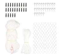 Protección de balcón para mascotas - Red de seguridad para gatos, red de seguridad duradera, panel protector ligero para mascotas, tela protectora segura para exteriores, película protectora fácil de