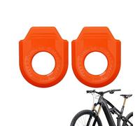 Protección de biela para bicicleta - Cubierta de biela de silicona, protección terminal de resistente, flexible antideslizante con diseño amortiguador | Salva biela para bicicleta de montaña