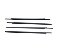 protección de bordes 4 Unids/set Burlete Moldura Ventana Cinturón Sellado Tiras Presión Para Mitsubishi Para Outlander 2007-2012/2013-2018 Coche Tira del Sello Puerta(2007-2012)