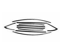 protección de bordes Para Tesla Para Model 3 2017-2023 Embellecedor Ventana Coche Moldura Lateral Exterior Junta Protectora Burlete Tira Sellado Decorativa Ventana Exterior Sello