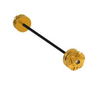 protección de caída Para S1000XR 2015-2022 Protectores Horquilla Eje Delantero Trasero Motocicleta Almohadilla Protectora Contra Caídas Ruedas(Yellow,Rear)