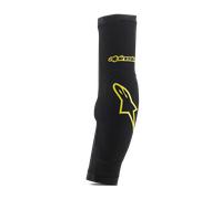 Alpinestars Paragon Plus Protectores de codo, negro-amarillo, tamaño S