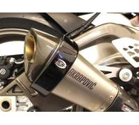 Protección de escape R&G RACING negra para Akrapovic hexagonal.