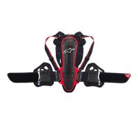 Protección de espalda con costillar Alpinestars Nucleon KR-3 Ahumado / Negro / Rojo S