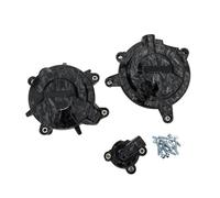 Protección De La Cubierta del Motor Motocicleta para para Ninja 400 Y 500 2018-2024 Protector Embrague Bomba Agua Cubierta Protección Embrague Motor(Negro 2)