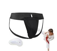Protección de la ingle de boxeo, apoyo central deportivo, ajustable, transpirable, para entrenamiento de combate, artes marciales, hockey sobre hielo, grappling adolescentes y adultos