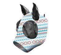 Protección de moscas para caballos, escudo lejano a las moscas - manta facial suave transpirable UV para montar clara, protección al aire libre entrenamiento confort
