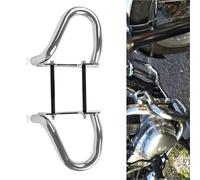 Protección de motocicletas Accesorios De Protección Para Kawasaki W800 2019-2024 2023 2022 2021 2020 Defensas Protector De Motor Para Motocicleta Defensas De Carretera Protección(Silver)