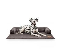 Protección de pana para el sofá Hudson de Knuffelwuff: protección elegante y cómoda para tu sofá M-L 80 x 95cm Gris parduzco