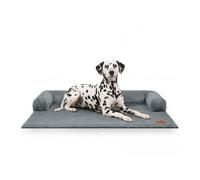 Protección de pana para el sofá Hudson de Knuffelwuff: protección elegante y cómoda para tu sofá XXL 120 x 95cm Gris