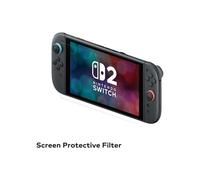 Protección de pantalla de vidrio templado - HORI - Nintendo Switch 2 - Antiburbujas - Antichoque - Antirayaduras - 100 % transparente