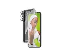 Protección de pantalla - PANZERGLASS - Paquete 3 en 1 - Vidrio templado - Transparente - Samsung