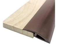 Protección de piso multiusos, borde de PVC, tira impermeable de cuero for piso, tira de transición de alfombra, solución perfecta for juntas en varios materiales de piso.(Style B-4,3 m/118 in)