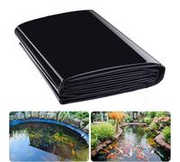 Protección de Revestimiento para estanques, revestimientos Flexibles de PE Reforzado, revestimientos para estanques KOI (para Peces, Patos, lechos elevados de jardín y estanques acuáticos) (