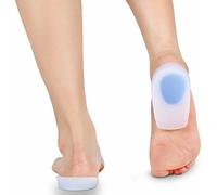 Protección de Silicona, 1 par de trabillas Gel realce Antishock silicona del talón Super Suave Cuidado De Pie Orthotics cojines para aliviar la Fascitis Plantar dolor del