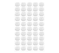 Protección de zócalo de 50 piezas, material ABS de alta calidad, protección contra choques eléctricos, fácil instalación, cubierta estándar de 2 pines, resistente al desgaste,