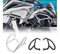 Protección del marco del parachoques lateral del tanque de la motocicleta NC750X Barra de choque superior de la carretera del protector del motor Para Honda NC 750X NC 750 X NC-750-X 2021-2023 (Negro)