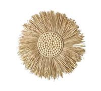 Protección del medio ambiente, inodoro, inofensivo, duradero, estricto colgante de pared en raffi - 40 cm/15.75in Colgante de pared de arte decorativo boho hecho a mano - La pared colgante de la casa