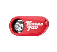 Protección del sensor ABS para motocicletas Para Tenere700 T7 World Raid Rally 2024 Protector Del Sensor ABS De La Rueda Delantera Y Trasera(1 Red)