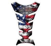 Protección del tanque tema USA Eagle compatible con motocicleta Harley Davidson