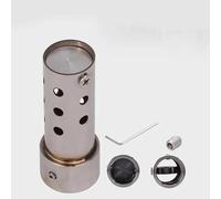 ProteccióN del Tubo De Escape Silenciador DB Killer De 20 Mm, 25 Mm Y 30 Mm para Silenciador De Escape De Motocicleta, Sonido De Ruido(Silver-30mm)