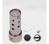 ProteccióN del Tubo De Escape Silenciador De 20 Mm, 25 Mm Y 30 Mm para Silenciador De Escape De Motocicleta, Sonido De Ruido(Silver-20mm)