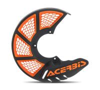 Acerbis Protector de disco de freno delantero X-Brake 2.0 Ventilado Negro/Naranja Hombre