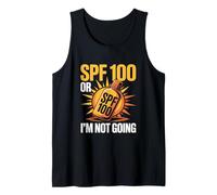 Protección divertida para amantes del sol de vacaciones SPF 100 Camiseta sin Mangas