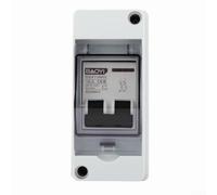 Protección eficiente del circuito con la caja combinada solar fotovoltaica impermeable de la célula y el disyuntor de DC (DC440V-16A)