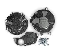 Protección Motor Fundas para Ducati Scrambler 800 Scrambler 400 2015-2020 | Protector Lateral De Motor De Nailon Reforzado Con Fibra De Vidrio Para Alternador Y Embrague(Tela asargada)