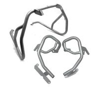 Protección Motor Motocicleta Conjunto Completo Motocicleta Barra Choque Protección Para Motor Marco De Carenado Barra Protectora Para Para G310GS 2017-2023 Protector de Marco de Cuerpo(One Set silver)