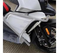 Protección Motor Motocicleta para para C400X para C 400X 2019-2023 Protector Marco Lateral Delantero Parachoques Barra Parachoques Motocicleta Protector de Marco de Cuerpo(Plata)