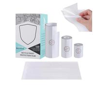 Protección para cuadro de bicicleta de montaña, protector de PVC transparente antiarañazos, protector de marco de bicicleta de montaña, para cadena de carretera, horquilla de bicicleta, pintura de