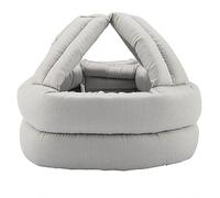 Protección para la Cabeza, Casco de Seguridad Anticaída, Casco de Seguridad para Personas Mayores, Gorro Ajustable Antichoque con 64-73 Cm(Encaje Gris Claro)