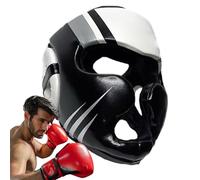 Protección para la cabeza de boxeo | Protección de cabeza de kickboxing de cara completa, protección ligera para boxeo MMA Wrestling