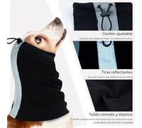 Protección para Orejas De Perro,Banda Elástica Suave Y Cómoda De Cabeza De Perro - Protector para Orejas Cuello Y Cabeza,para Mascotas Grandes, Invierno,