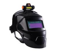 Protección para soldadura, Máscara de soldador con de soldadura con faro recargable, Máscara de Soldadura eléctrica de atenuación automática for proceso de corte y molienda de soldadura por(Nero)